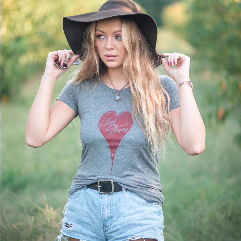 God Strong Christian Tee